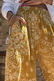 Hush Pillow Cotton Bandana B Classic Barrel Pant Mustard